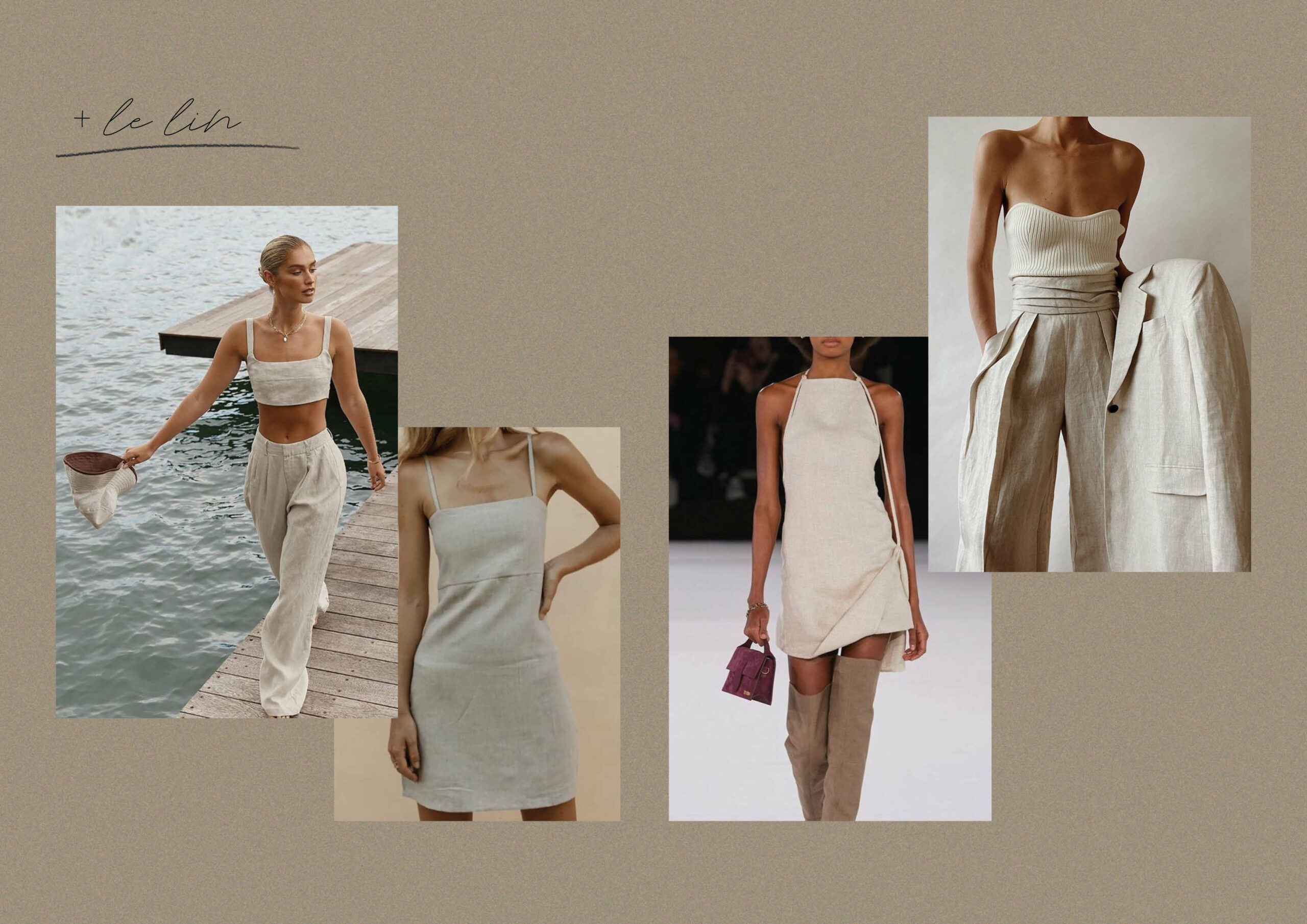 Tendance mode 2023 : le lin. Idées de tenues et inspirations. 