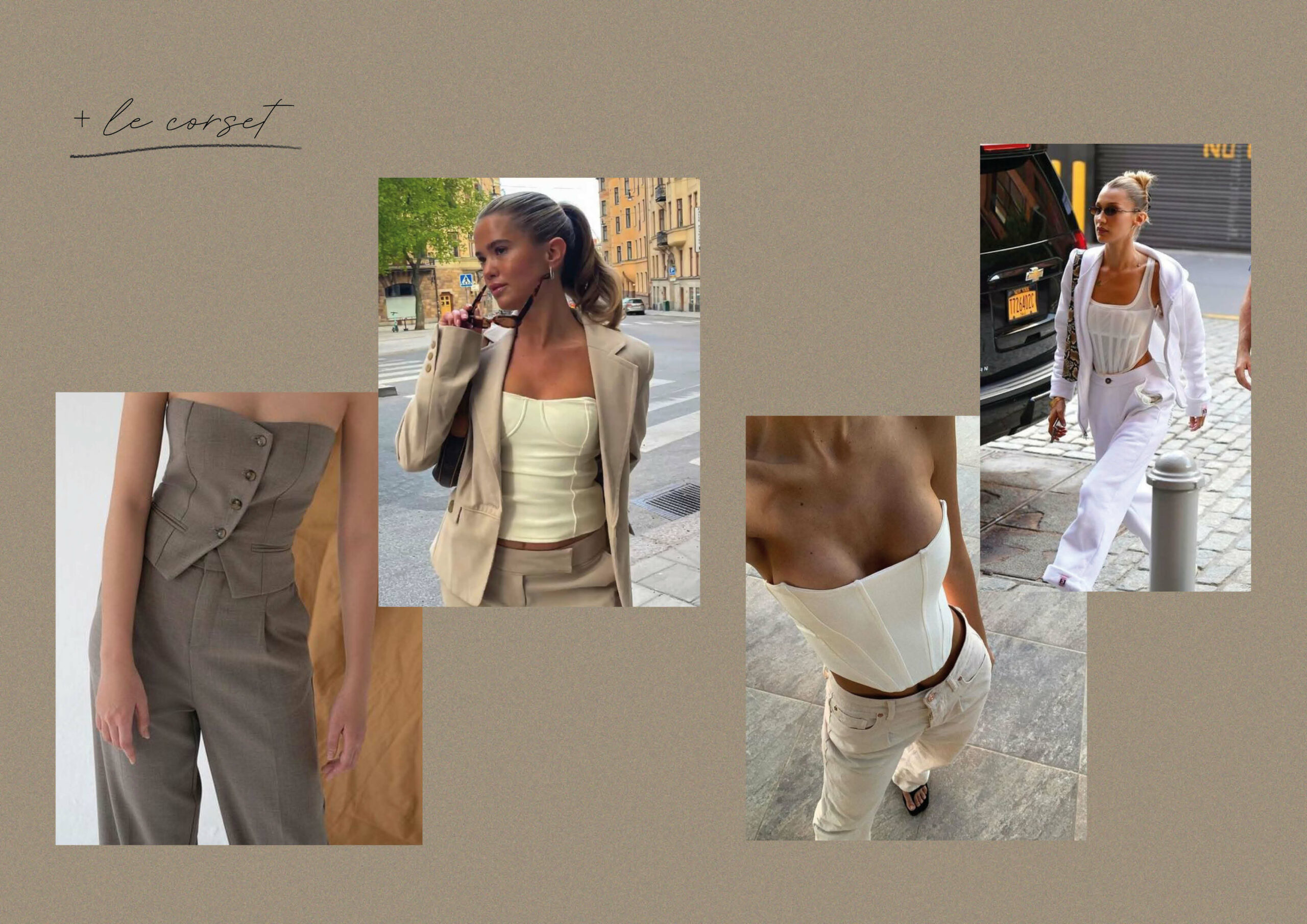 Tendance mode 2023 : le corset. Idées de tenues et inspirations. 