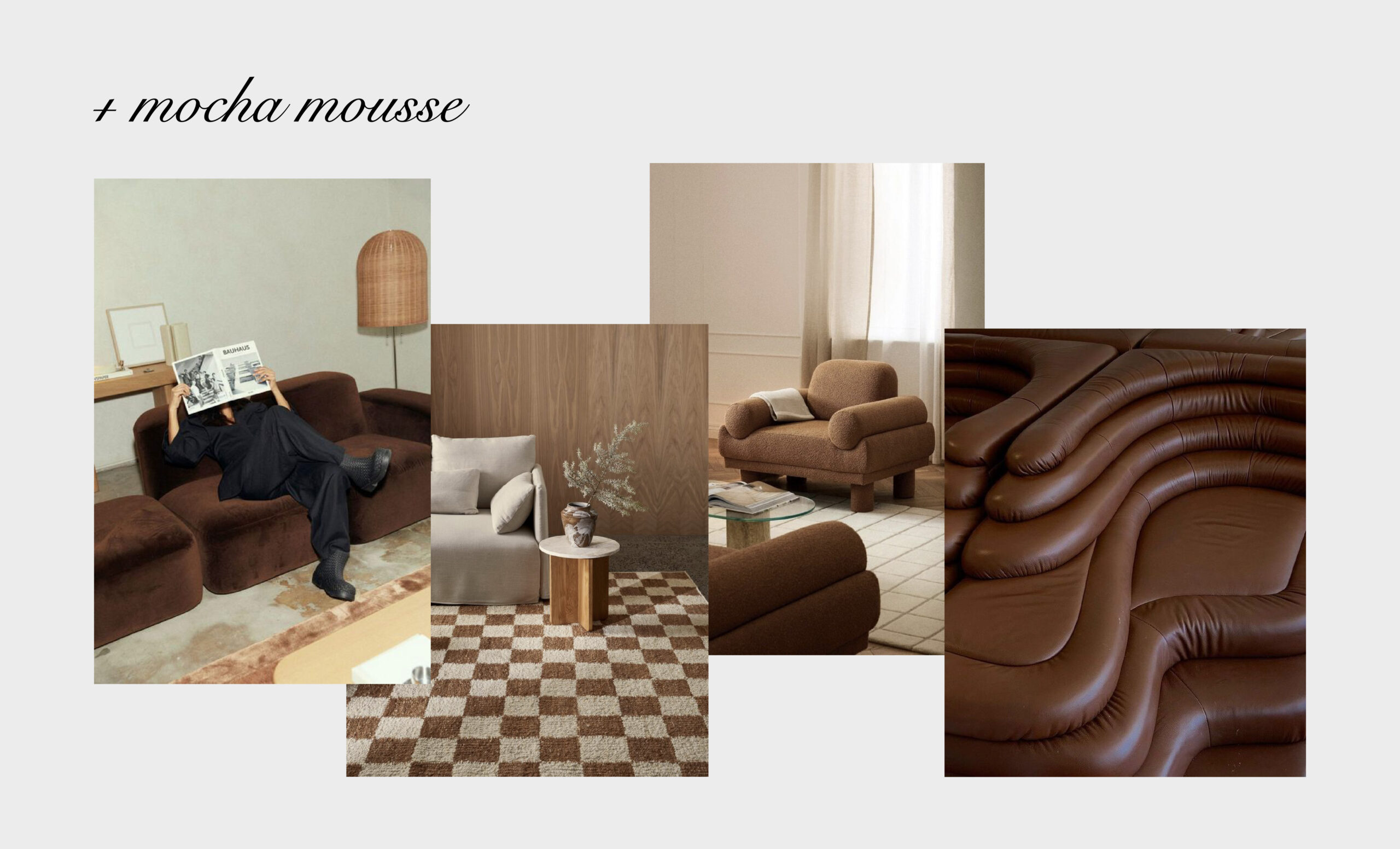 tendance couleur mocha mousse