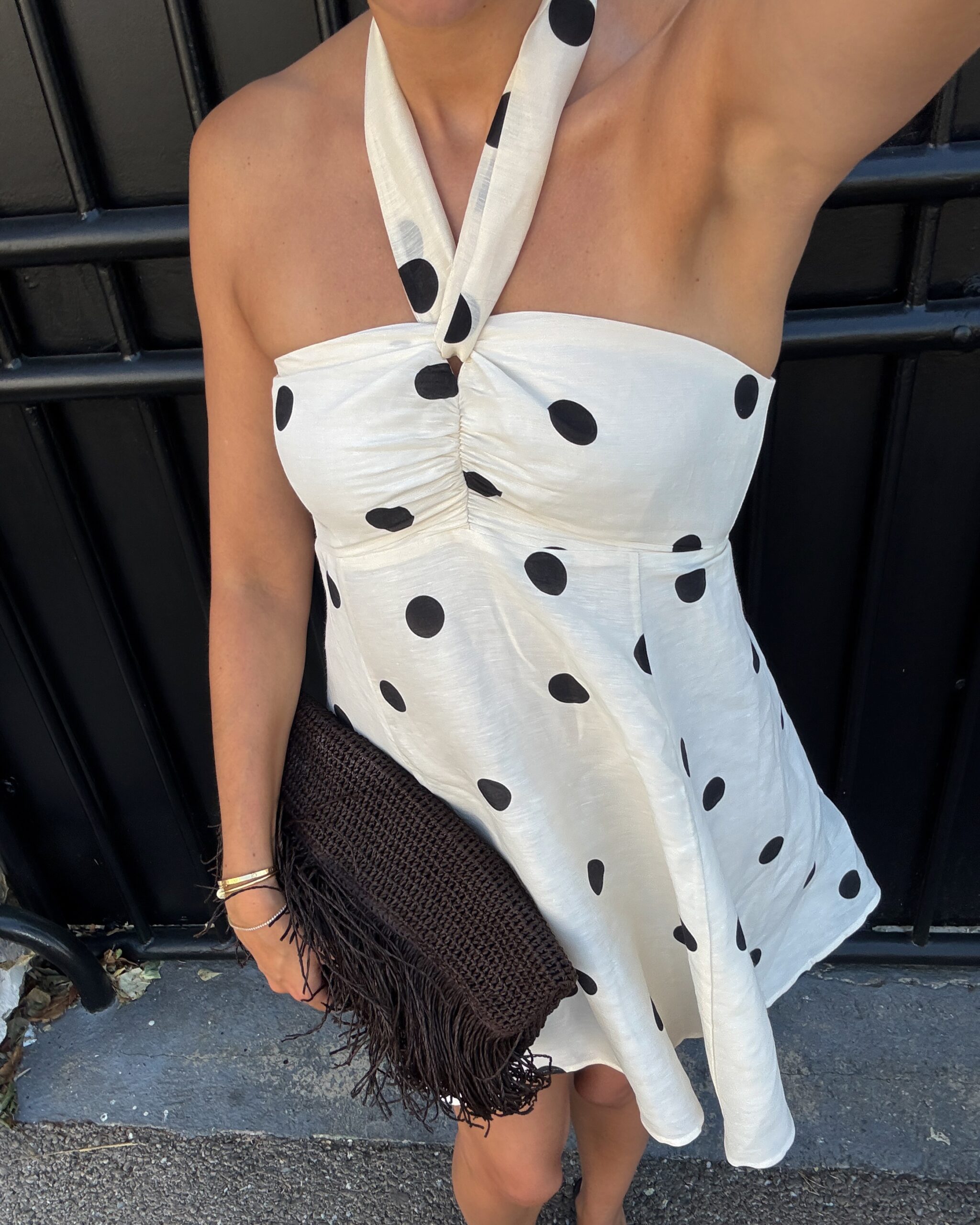 motif à pois printemps-été