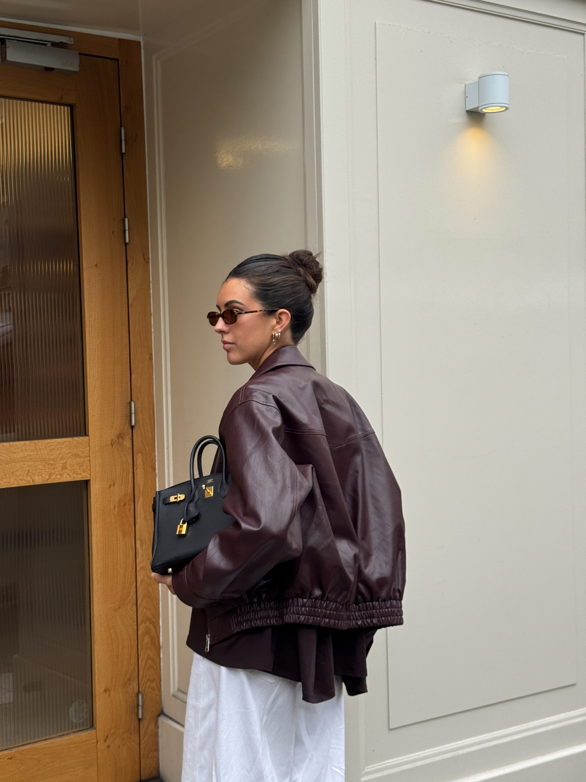 tendance cuir automne hiver