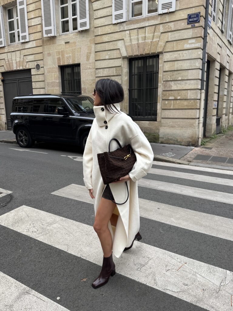 tenue monochrome blanc hiver