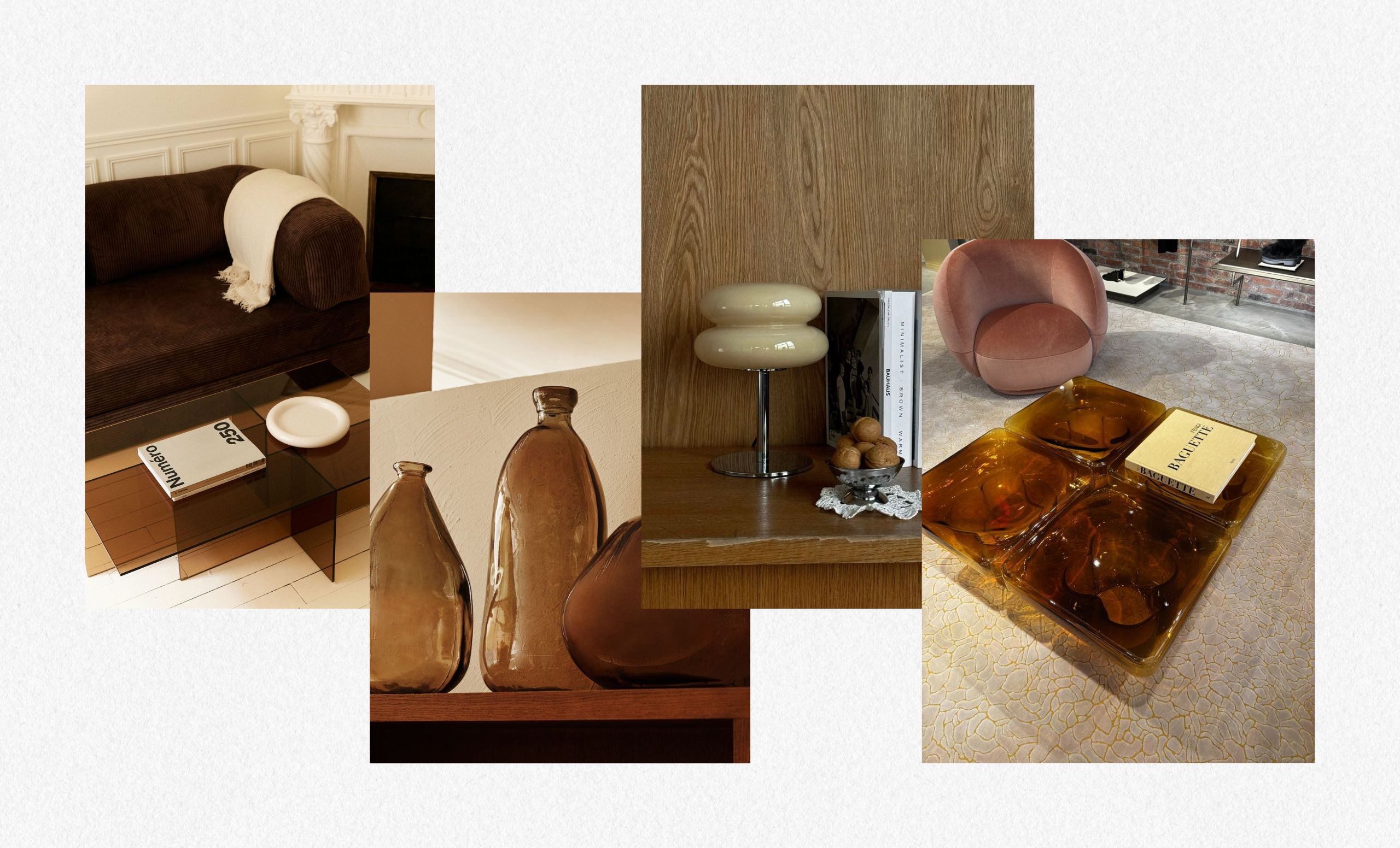 verre ambré tendance déco