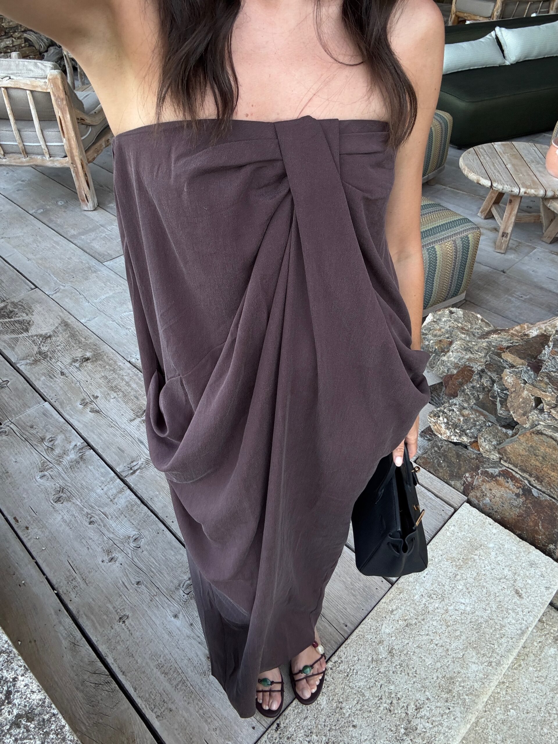 robe bandeau femme été