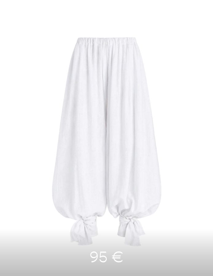 Pantalon ballon blanc